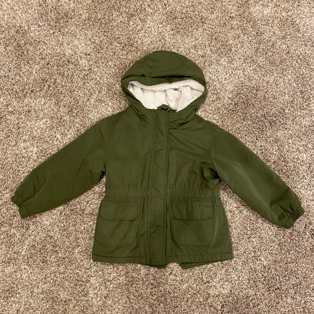 Olive Hooded Jacket